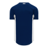 Athletic Knit Full Button Baseball Jersey with Contrast Mesh Inserts (BA1890)